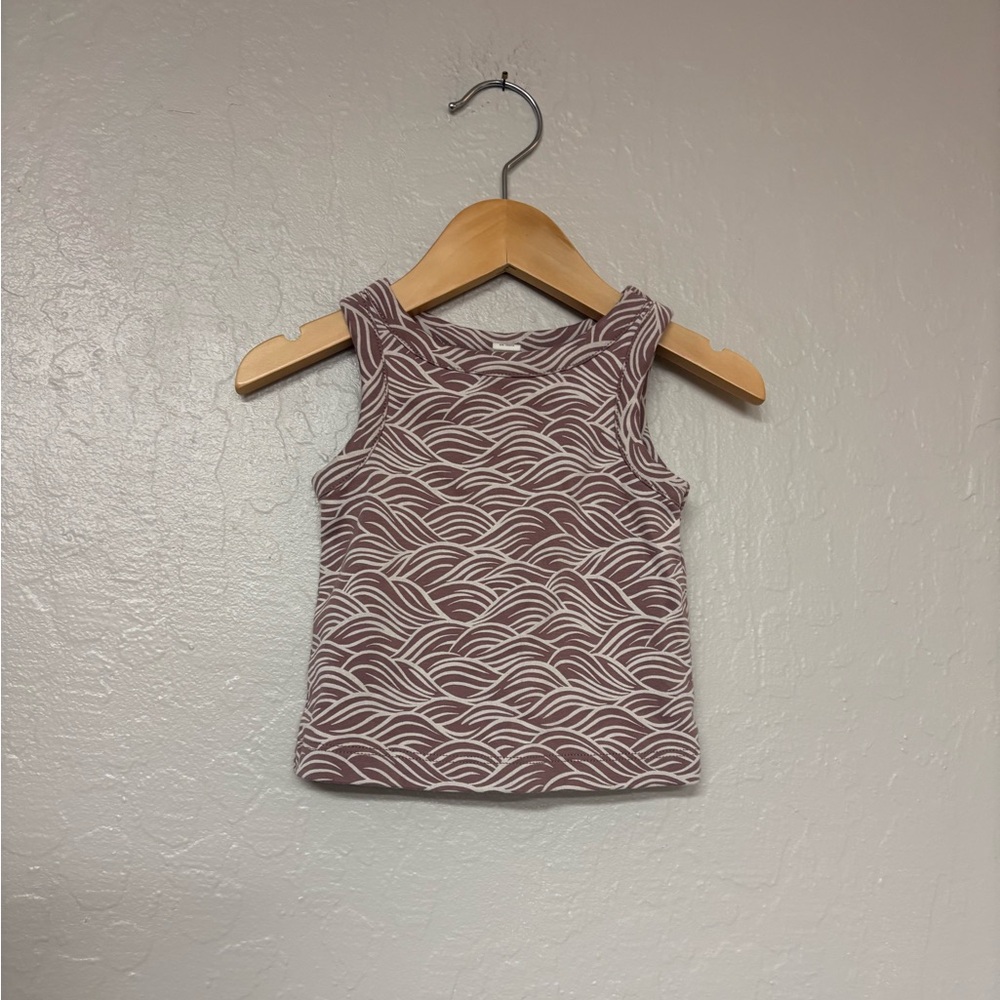 $10 ADD ON colored organics girls' graphic print tank 6-12M Zara Mini Boden‎